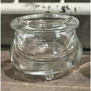 PartyLite Halloween Glass Cauldron Votive Tea light Candle Holder P7647